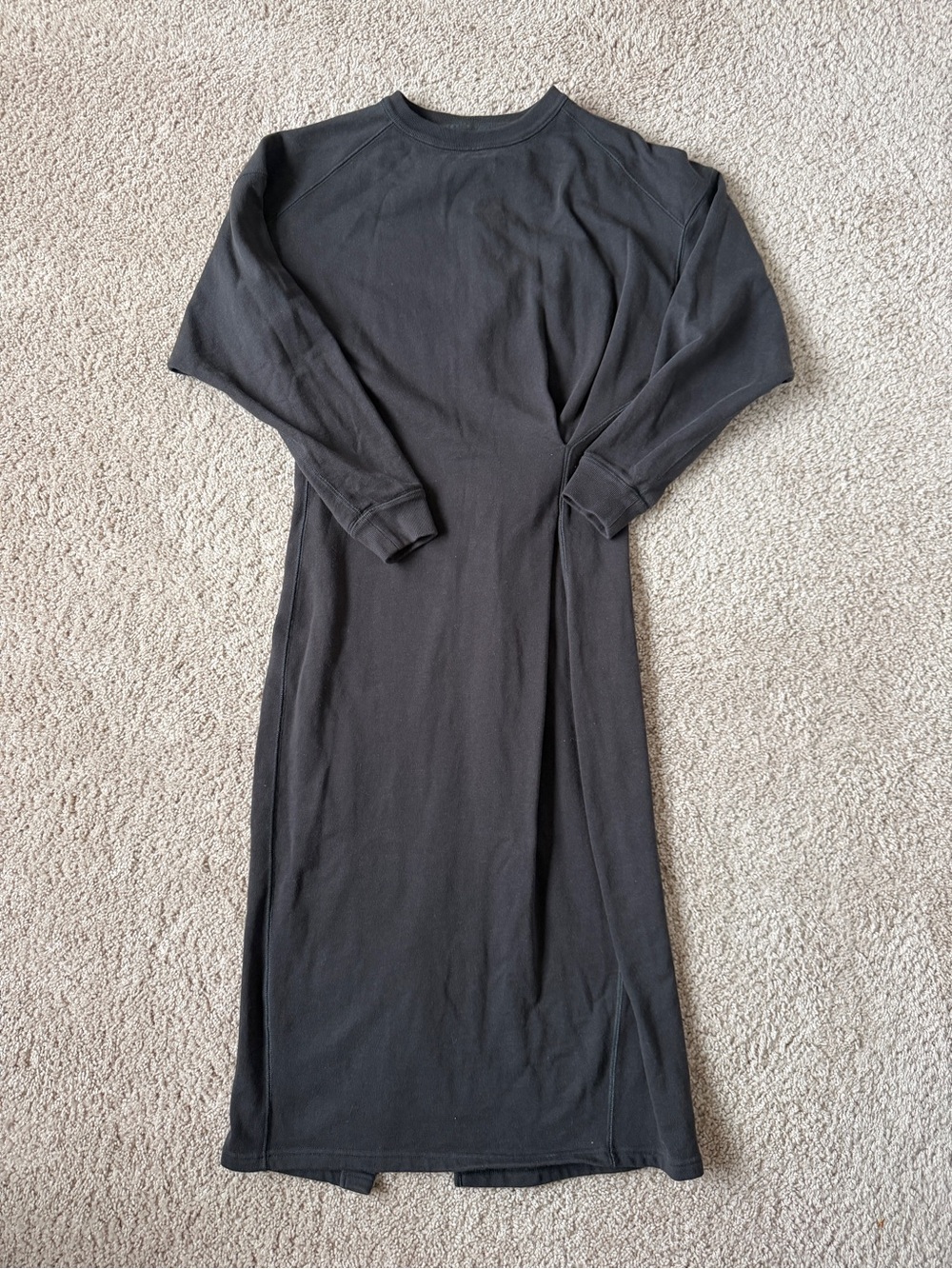 Etoile Isabel Marant Charcoal Long Sleeve MockNeck Dress